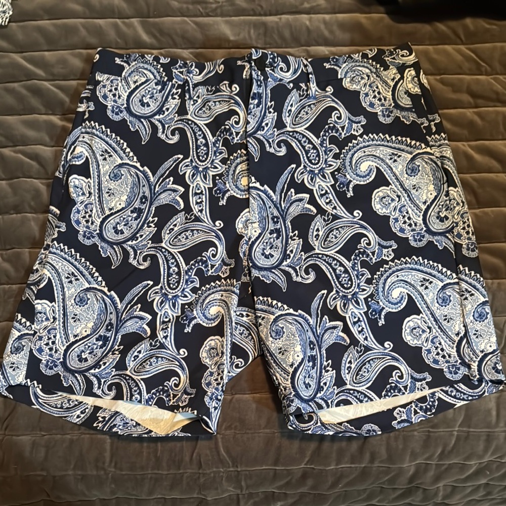 Polo by Ralph Lauren Blue and White Board Shorts